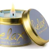Lily-Flame Relax! Scented Candle- Home Fragrance