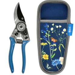 Burgon & Ball RHS British Meadow Pocket Pruner and Holster Gift Box- Gardening