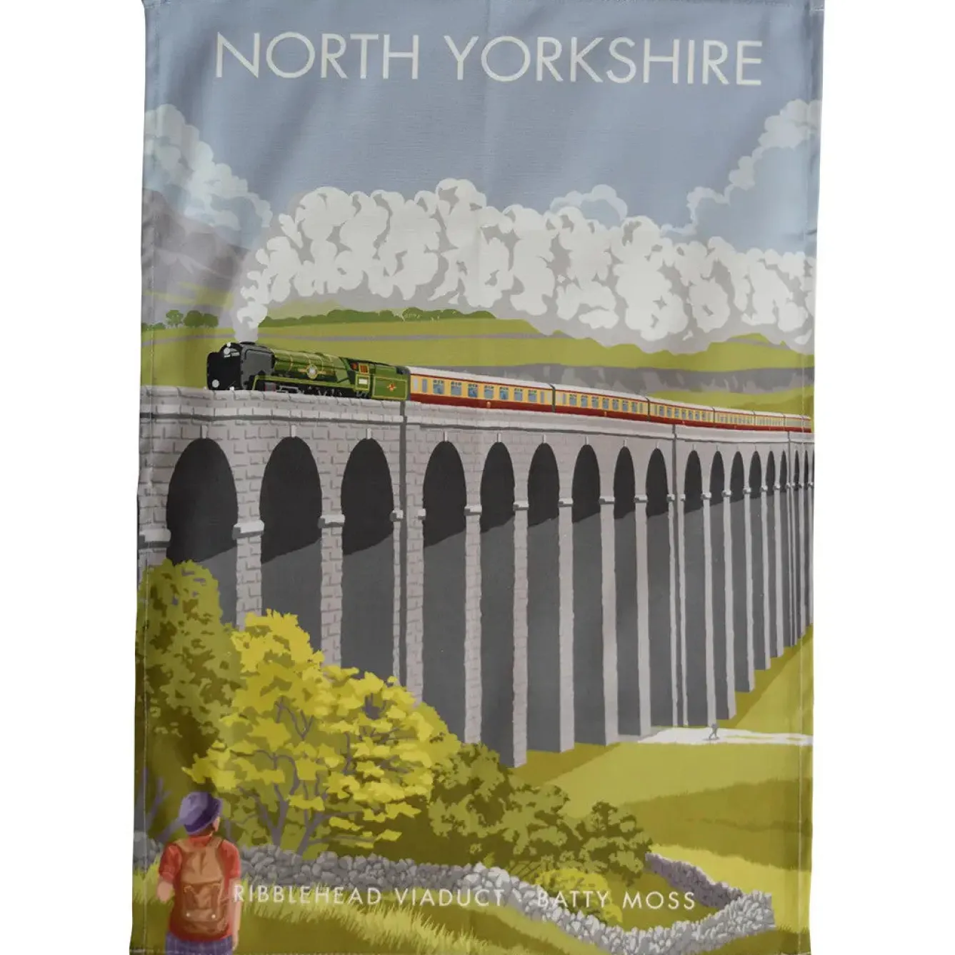 Town Towels Ribblehead Viaduct - North Yorkshire Tea Towel- Tea|Tea Towels