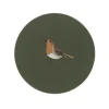 Sophie Allport Robin Round Coasters- Set of 4- Christmas|Coasters
