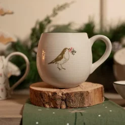 Sophie Allport Robins Stoneware Mug- Christmas|Christmas