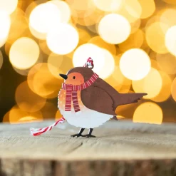 Dapple & Dot Robin Wooden Christmas Decoration- Christmas