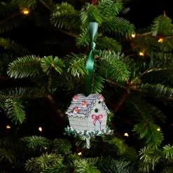Lottie Murphy Robin Wooden Christmas Decoration- Christmas