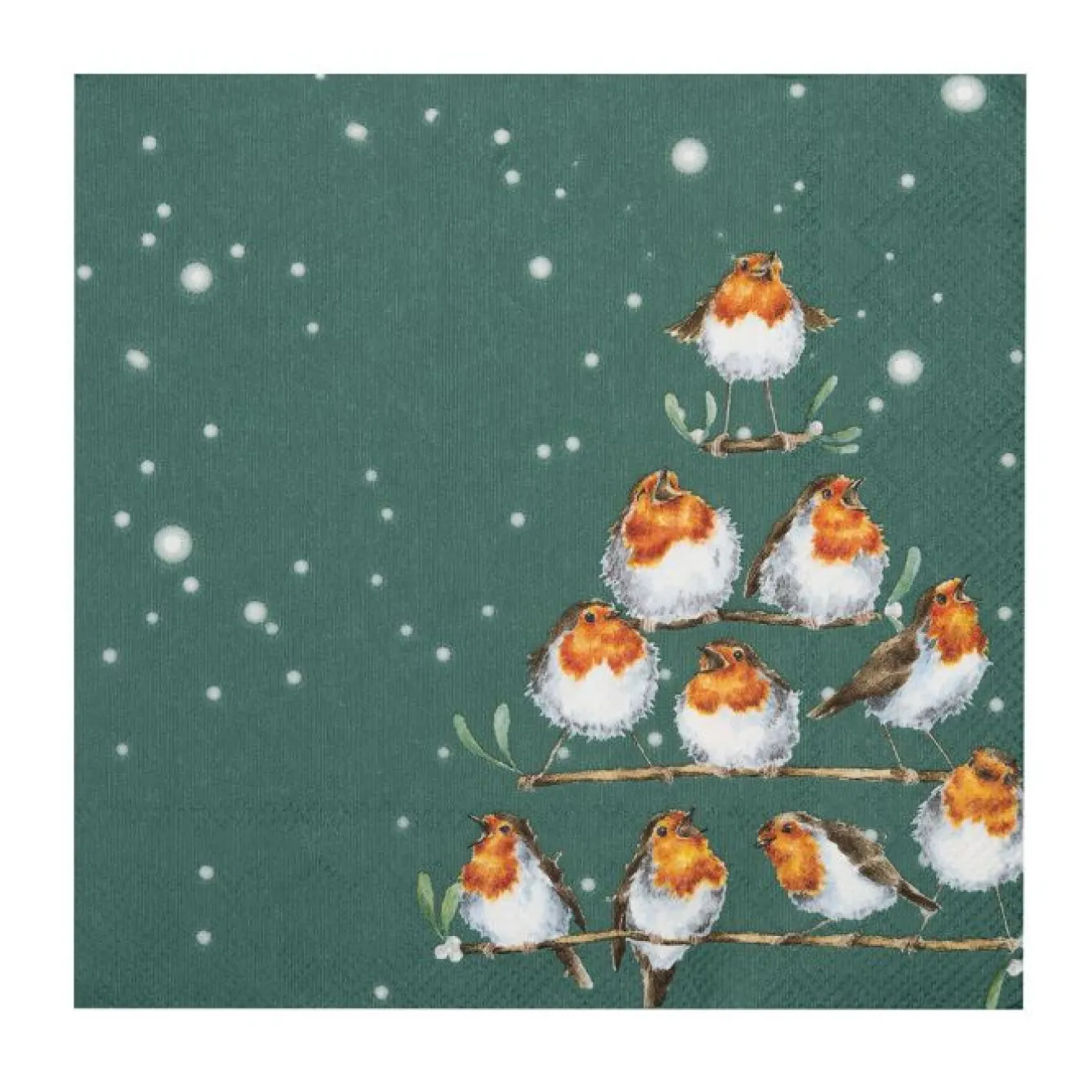 Wrendale Designs 'Rockin'Robins' Paper Napkins- Napkins