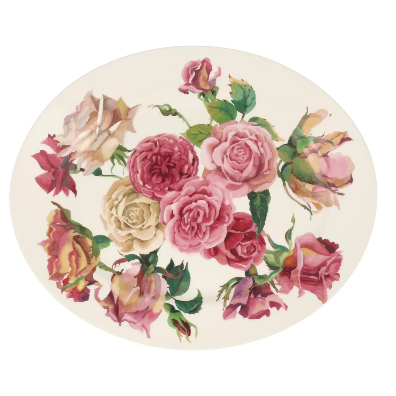 Emma Bridgewater Roses All My Life Medium Oval Platter- Serving Plates & Boards|Plates