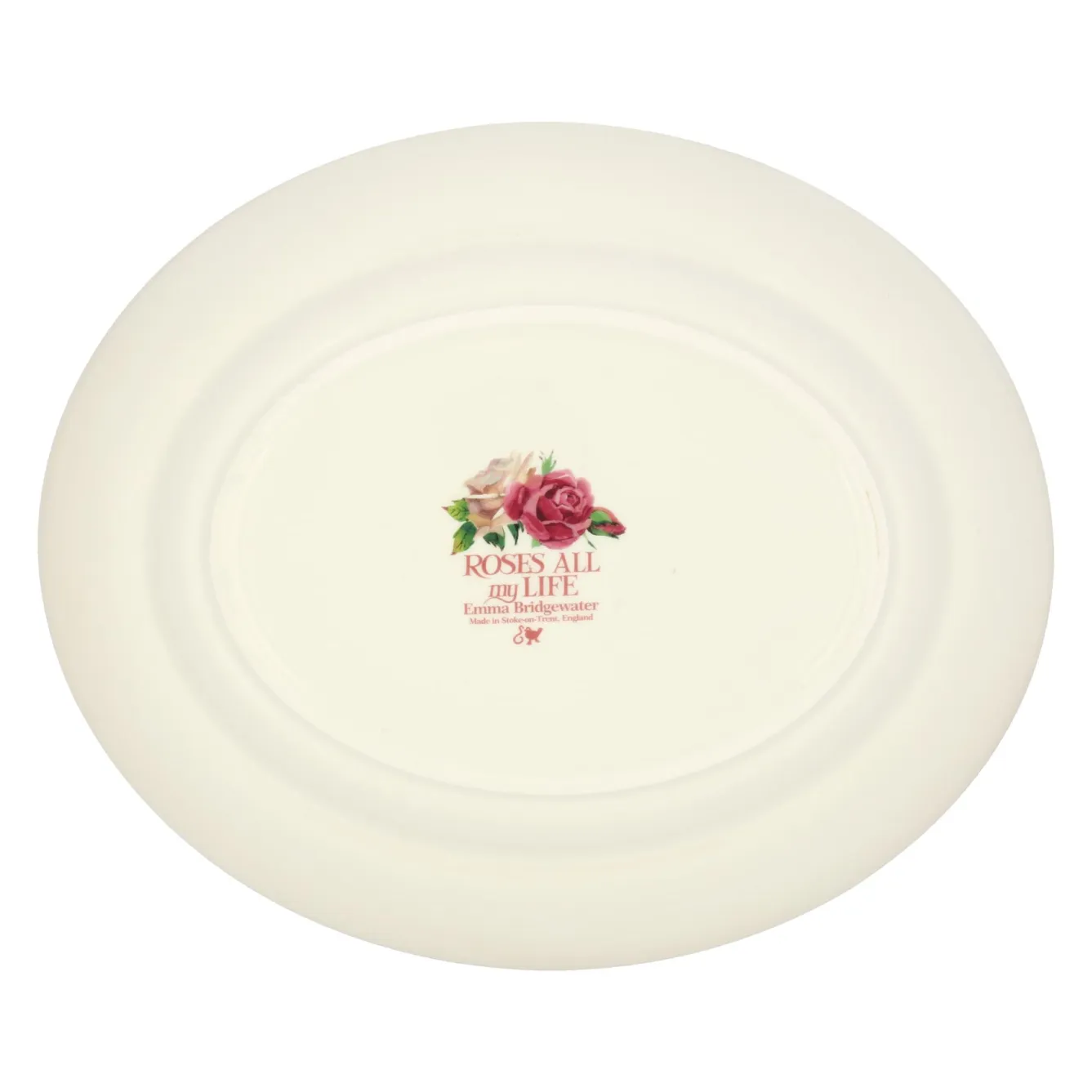 Emma Bridgewater Roses All My Life Medium Oval Platter- Serving Plates & Boards|Plates