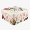 Emma Bridgewater Roses All My Life Set of 3 Square Cake Tins- Flowers & Fruits|Storage