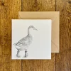 Katherine Sheard Designs Runaway Duck Greetings Card- Greeting Cards
