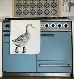 Katherine Sheard Designs Runaway Duck Tea Towel- Tea|Tea Towels