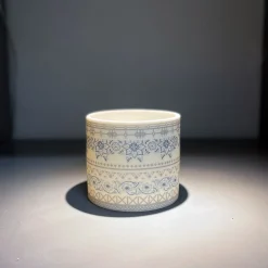 Alex Allday Safflower Ceramic Tea Light Holder- Tea|Home Fragrance