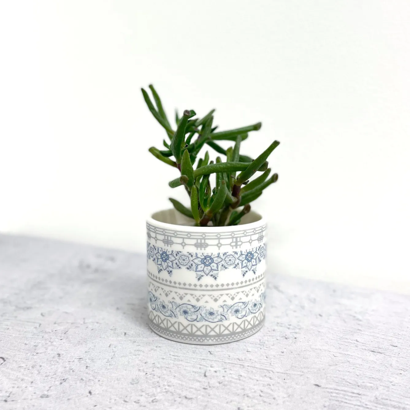 Alex Allday Safflower Ceramic Tea Light Holder- Tea|Home Fragrance