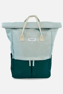 Kind Bag London Sage & Forest Green Hackney Large Backpack- Bags