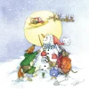 Moongazer Cards Santa Claus Greeting Card- Christmas Cards|Greeting Cards
