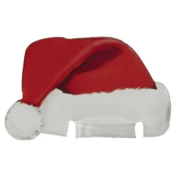 Ginger Ray Santa Hat Christmas Glass Decorations- Seasonal Decor