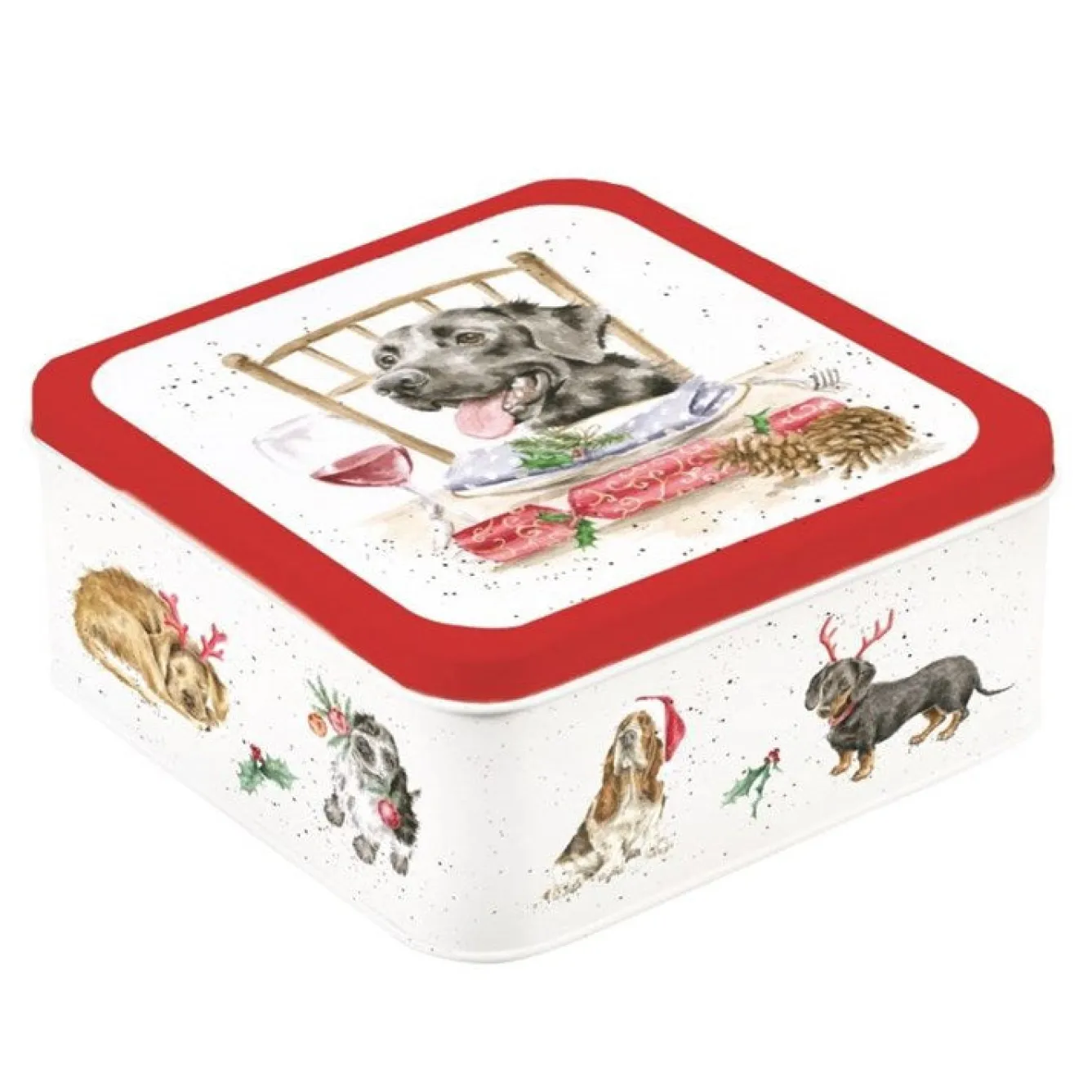 Wrendale Designs Santa's Little Helpers Christmas Tin- Seasonal|Seasonal Decor