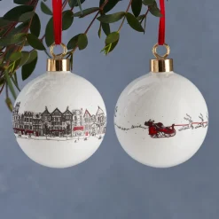 Victoria Eggs Santa's Sleigh Christmas Bauble- Christmas Decorations|Seasonal Decor
