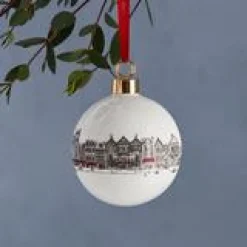 Victoria Eggs Santa's Sleigh Christmas Bauble- Christmas Decorations|Seasonal Decor