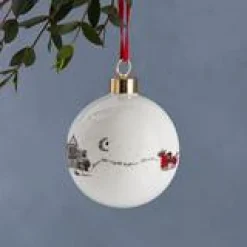 Victoria Eggs Santa's Sleigh Christmas Bauble- Christmas Decorations|Seasonal Decor