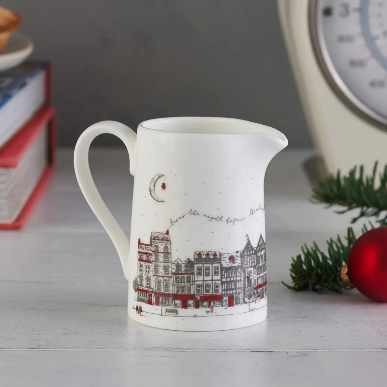 Victoria Eggs Santa's Sleigh Half Pint Jug- Christmas|Jugs