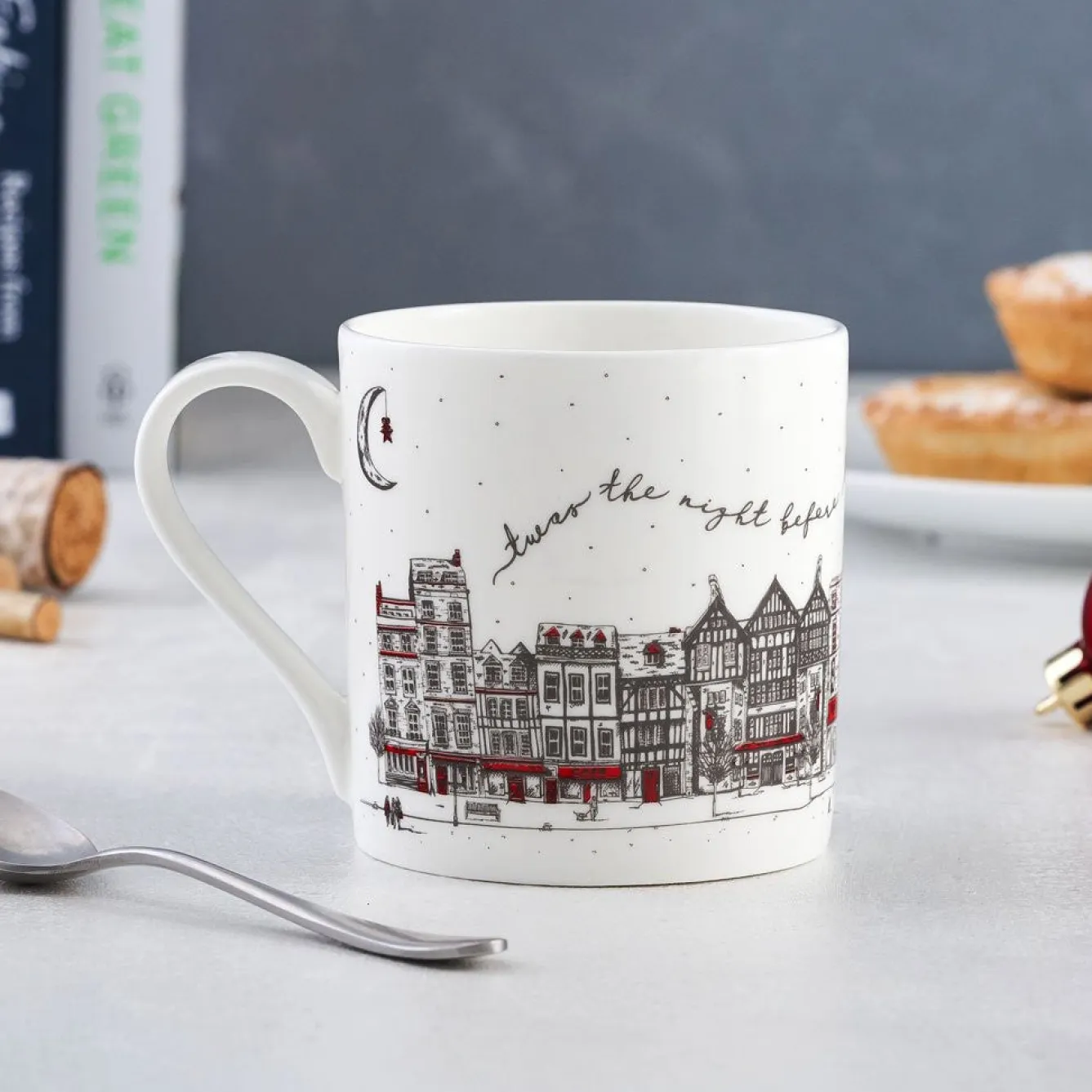Victoria Eggs Santa's Sleigh Mug- Christmas