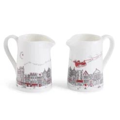 Victoria Eggs Santa's Sleigh Quarter Pint Jug- Christmas|Jugs