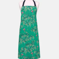 Sara Miller London Sara Miller Chelsea Green Birds Apron- Aprons