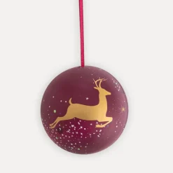 Sara Miller London Sara Miller Christmas Tin Baubles- Christmas Decorations|Christmas
