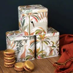 Sara Miller London Sara Miller Palm Garden Set of 3 Round Caddies- Storage Caddies|Storage