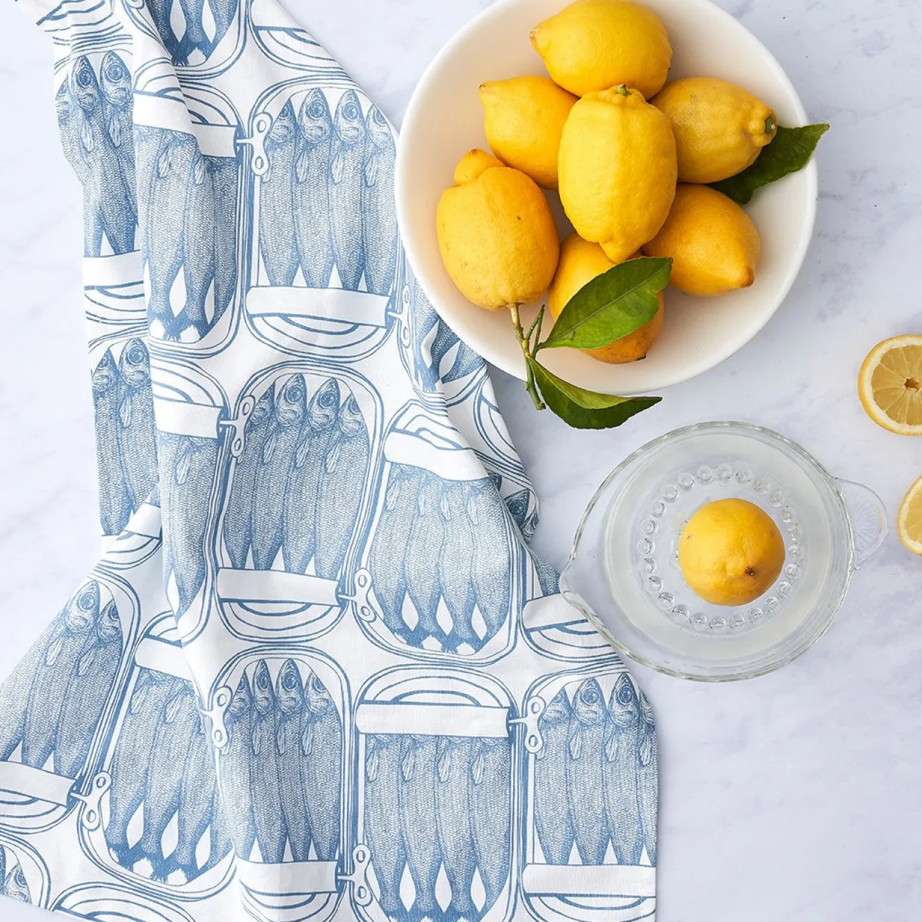 Thornback & Peel Sardine Tea Towel- Tea|Tea Towels