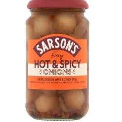 Tea & Biscuits Sarsons Hot & Spicy Pickled Onions- Tea|Jams/Conserves/Marmalade