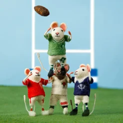 Sew Heart Felt Scotland Rugby Mouse- Children