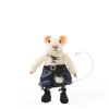 Sew Heart Felt Scottish Felt Mouse in Blue Kilt- Children
