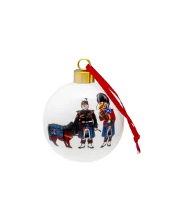 Alison Gardiner Scottish Pipers Bauble Boxed- Christmas Decorations|Seasonal Decor