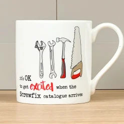 Mclaggan Smith Screwfix Bone China Mug- Tea|Whimsical