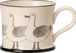 Moorland Pottery Sea Gulls (Devon) Mug by- Whimsical|Seaside