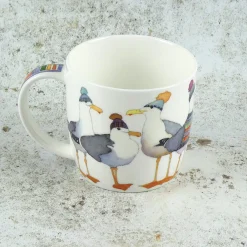 Emma Ball Seagulls in Beanies Bone China Mug (Boxed)- Seaside|Animals