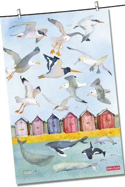 Emma Ball Sealife (Under the Sea) Tea Towel- Tea|Tea Towels