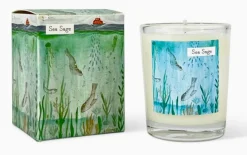 Heaven Scent Sea Sage Votive Candle - Seal & Lifeboat- Home Fragrance