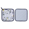 Ulster Weavers Seashore Pot Mat- Pot Grabs