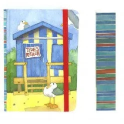 Emma Ball Seaside A6 Hardback Notebook- Stationery