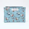 Poppy Treffry Seaside Flat Zip Purse with Keyring- Storage|Key Chains