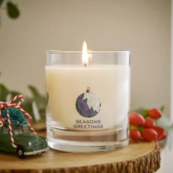 Wax Lyrical Seasons Greetings Candle in Glass- Christmas|Home Fragrance