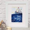 Lucky Lobster Seas the Day Print Framed- Art