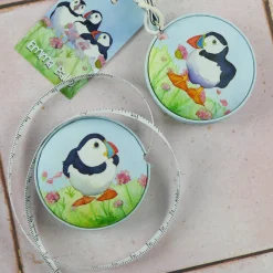 Emma Ball Sea Thrift Puffins Tape Measure- Crafts