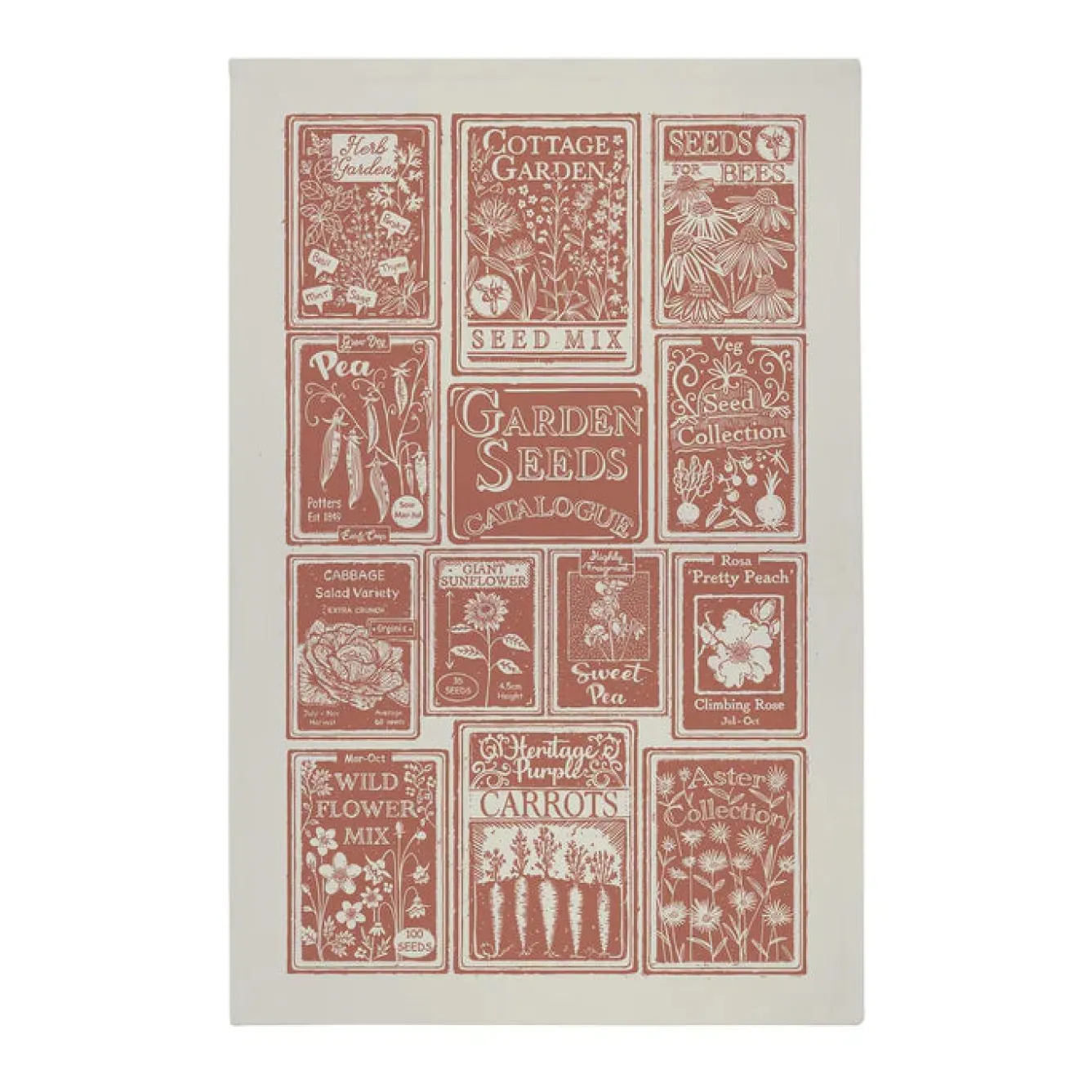 Ulster Weavers Seed Packets Cotton Tea Towel- Tea|Tea Towels