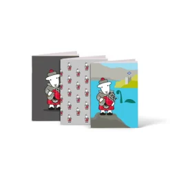 The Herdy Company Set of 3 Herdy McHerdy A6 Notebooks- Stationery|Children