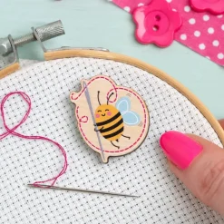 Hawthorn Handmade Sewing Bee Magnetic Needle Holder- Crafts