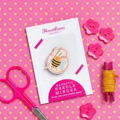 Hawthorn Handmade Sewing Bee Magnetic Needle Holder- Crafts