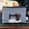 Poppy Treffry Sewing Embroidered Flat Coin Purse- Storage|Bags