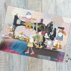 Emma Ball Sewing Gnomes 1000 Piece Jigsaw Puzzle- Puzzles